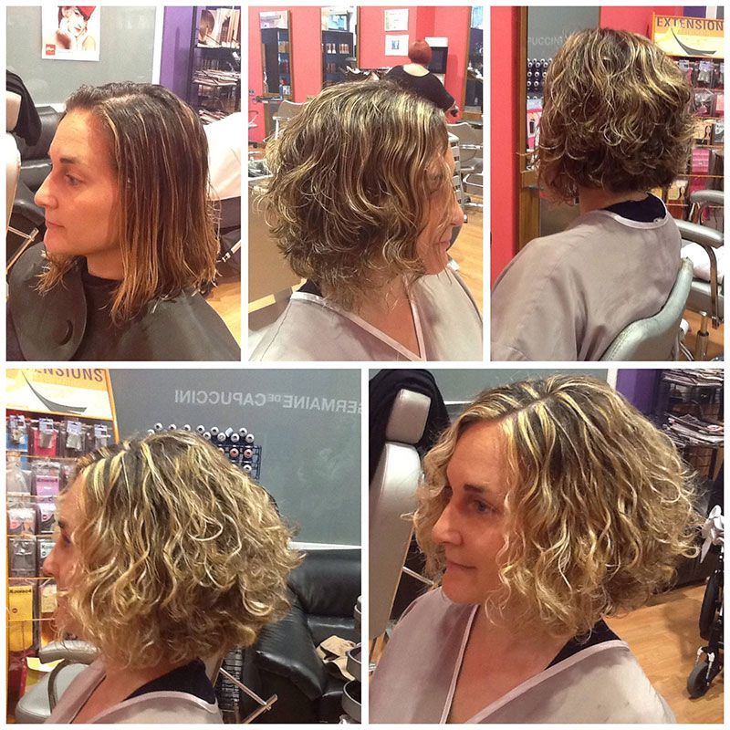 Cortes de pelo con mechas rubias